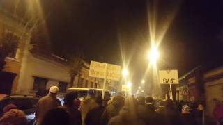 Protest Targu Mures 2017 Februarie 01 [upl. by Viviyan]