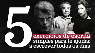 5 exercícios de escrita simples para te ajudar a escrever todos os dias [upl. by Jac590]