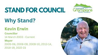 Northern Grampians Shire Council  Stand For Council  Cr Kevin Erwin 2024 [upl. by Ahseele]