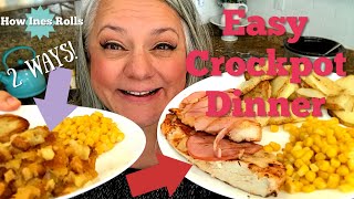 Delicious Chicken Cordon Bleu 2 Ways  Easy Crockpot Meals  How Ines Rolls [upl. by Allicsirp637]