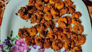 Kurkurit Kolambi  Crispy Prawns Fry  Spicy Kolambi Fry  कुरकुरीत कोळंबी [upl. by Latsirhc852]