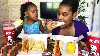 KFC DOUBLE TACOS MUKBANG  SHOUTOUT┃EATING SHOW┃먹방 [upl. by Benis]