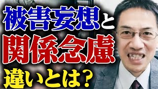 【被害妄想】病気なのか？ 関係念慮との違いは？ 精神科医が解説【QampA】 [upl. by Leksehcey]