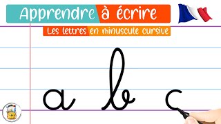 Apprendre À Écrire Les Lettres De LAlphabet En Minuscule Cursive  Apprendre À Tracer Les Lettres [upl. by Mckeon]