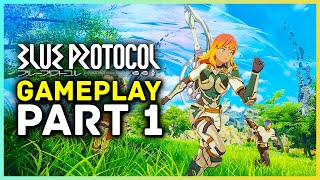 Blue Protocol Gameplay Part 1  30 Minutes Of Gameplay  Closed Beta JPN 2023 PS5 XBOX PC 4K [upl. by Anuait835]