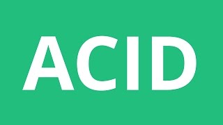 How To Pronounce Acid  Pronunciation Academy [upl. by Mercie279]