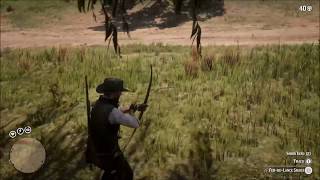 Red Dead Redemption 2  FerDeLance Snake on the main map [upl. by Aeslek]