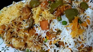 Hyderabadi veg biryani tasty recepie easy method [upl. by Llenyt479]