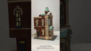 Dept 56 Arts Academy Christmas In The City Village Lighted Building from 1991 at Treasuretique [upl. by Meeharbi]