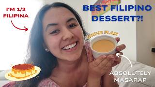 Making FILIPINO dessert for the first time Leche Flan Recipe [upl. by Asiuqram]