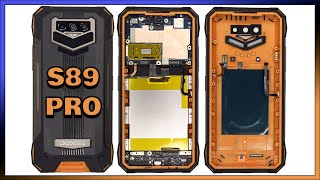 Doogee S89 Pro Disassembly Teardown Repair Video Review HUGE 12000 mAh battery [upl. by Odrawde]