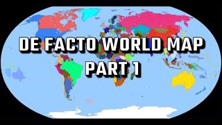 Creating a DE FACTO world map with your help [upl. by Ailb464]