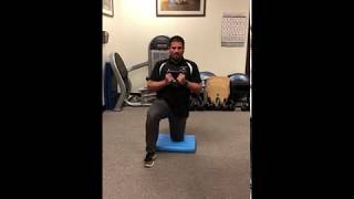 Half Kneeling Pallof Press with Kettlebell [upl. by Hanae]