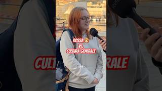 ROSSA di capelli vs CULTURA GENERALE  Samu Mara comedy intervista ridere candidcamera ironia [upl. by Herald]