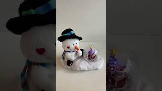 Gemmy Snowman Plush Globe [upl. by Lyle]