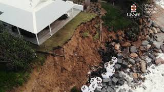 Wamberal coastal erosion July 2020 [upl. by Ailegna]