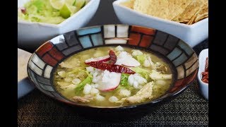 Green Pozole Recipe Mexican Food [upl. by Bernard]