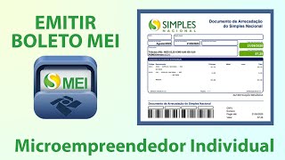 Como emitir o boleto do MEI  Microempreendedor Individual [upl. by Hegyera]