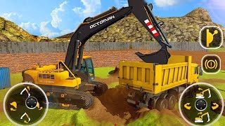 Excavator JCB game simulator Twit gamer [upl. by Aryamo]