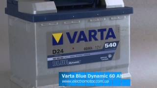 Аккумулятор Varta 60 Ah  Blue dynamic [upl. by Yessej261]