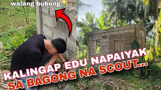 KALINGAP EDU MAY KAKAIBANG NA SCOUT  BAHAY NA WALANG BUBONG  Kalingap RAB [upl. by Micheal]