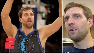 Dirk Nowitzki reflects on his possible last game at Madison Square Garden  NBA Sound [upl. by Baxy]