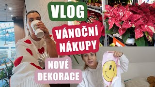 VÁNOČNÍ NÁKUPY NOVÉ DEKORACE  VLOG🎄 [upl. by Chuah]