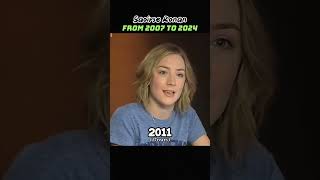 Saoirse Ronan through the yearsthenandnow evolution actress foreveryoung saoirseronan shorts [upl. by Adnilec]