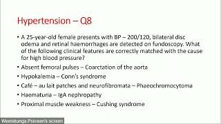 3 Hypertension MCQ Revision [upl. by Lidia145]