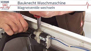 Bauknecht Waschmaschine zieht kein Wasser  Magnetventile tauschen [upl. by Guido96]