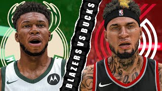 NBA 2K24 MyCAREER  50 Point Triple Double vs GIANNIS In Milwaukee [upl. by Rehpitsirhc]