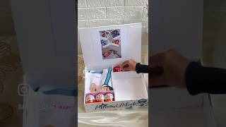 Gift hamper boxbirthday gift ideasshorts diy Contact insta id artzocraft [upl. by Yelrihs]