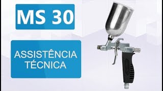 Manutenção Pistola para Pintura MS 30  Steula Parte 1 [upl. by Nipsirc]