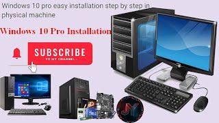 Window 10Pro Installation on Virtual Box Step by Stepinstallation job computerknowledge [upl. by Nolos]