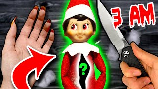 CUTTING OPEN HAUNTED ELF ON THE SHELF DOLL AT 3AM WHATS INSIDE ELF ON THE SLELF SCARY [upl. by Nahgrom]