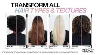 Discover NEW Redken Acidic Bonding Concentrate For All Hair Types amp Textures [upl. by Bohner]