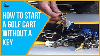 How To Start A Golf Cart Without A Key [upl. by Mahalia]