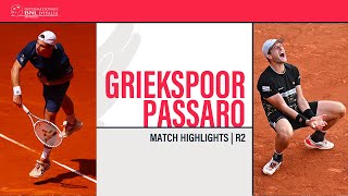 Francesco Passaro  Tallon Griekspoor  ROME R64  Match Highlights IBI24 [upl. by Atalanti]