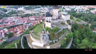 Air view – 87  Trenciansky hrad  Trencin castle [upl. by Iderf816]