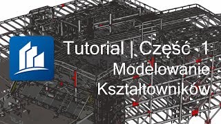 Modelowanie kształtowników  ProSteel CONNECT Edition Tutorial  Część 1 [upl. by Kcirttap853]