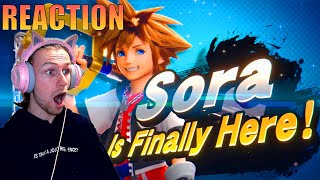 SORA IS IN SMASH  REACTION MASSIVE KINGDOM HEARTS FAN [upl. by Malvin354]