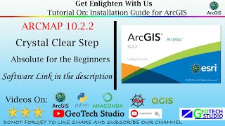 Installation of ArcGIS  ArcMap 1022  Absolute for the beginners  GeoTech Studio [upl. by Eanal]