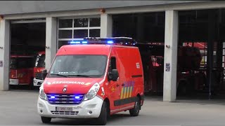 Kazerne Alarm Uitruk SIGNA Brandweer gent met spoed naar een onbekende interventie in Gent [upl. by Essam]