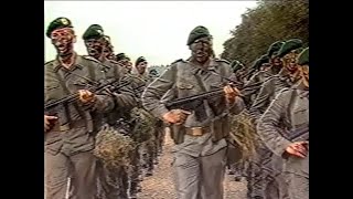 1985 German soldiers have a special ritual before they sing their songs [upl. by Aicilat]