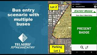 Bus entry scenario with multiple buses [upl. by Arenahs]