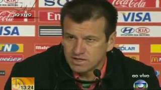 Netherlands Vs Brazil 21 Brazilian Coach Dunga interview [upl. by Puritan665]