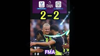 Crystal Palace vs Man City 22 HighlightsHaaland Goal🔥🥶shorts football premierleague viralvideo [upl. by Eimrots220]