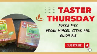 Pukka Pies  Vegan Minced Steak and Onion Pies  Taster Thursday [upl. by Nerak]