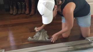 Learn how to use Valspar antiquing glaze with Rachel Curling [upl. by Tamera]