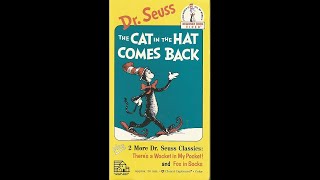 Dr Seuss Beginner Book Video The Cat in the Hat Comes Back Goldstar Video Print [upl. by Orms]